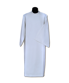 Alba sacerdote blanco