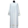 Alba sacerdote bordada cruz