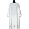 Alba sacerdote bordada uva cruz