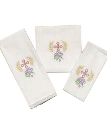 Corporal purificador manutergio uvas trigo