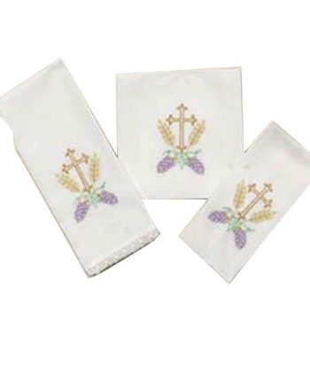 Corporal purificador manutergio uvas espigas