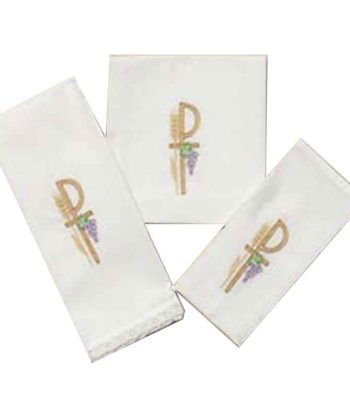 Corporal purificador manutergio uvas espigas