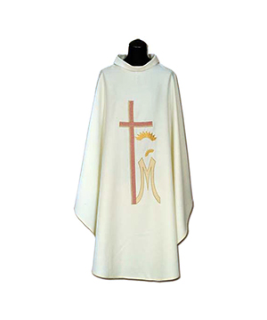 Casulla de sacerdote bordada