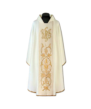 Casulla de sacerdote bordada