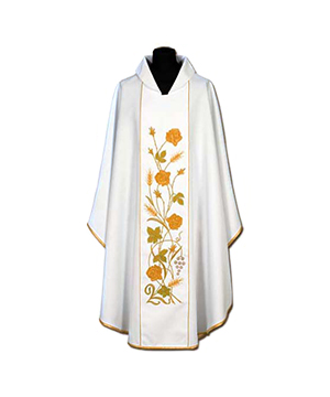 Casulla de sacerdote bordada