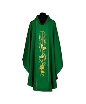 Casulla de sacerdote bordada