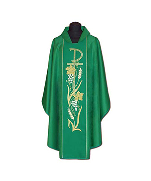 Casulla de sacerdote bordada