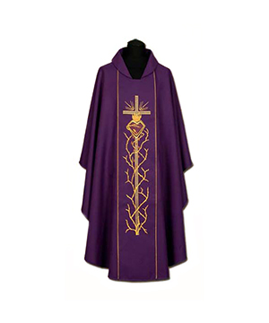Casulla de sacerdote bordada
