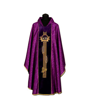 Casulla de sacerdote bordada