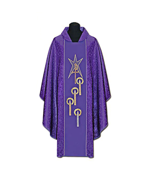 Casulla de sacerdote bordada