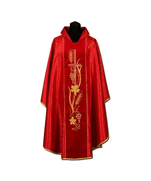 Casulla de sacerdote bordada