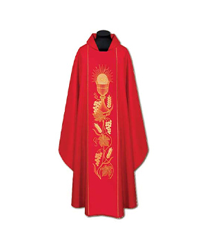 Casulla de sacerdote bordada