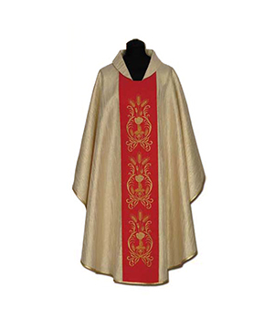 Casulla de sacerdote bordada