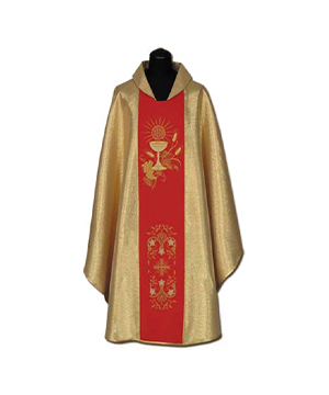 Casulla de sacerdote bordada