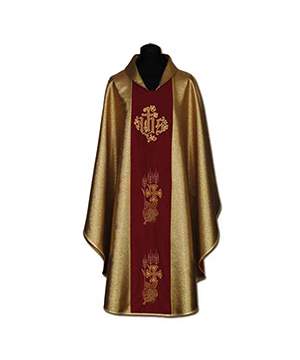 Casulla de sacerdote bordada