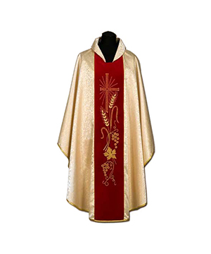 Casulla de sacerdote bordada