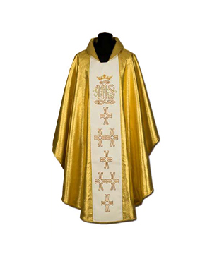 Casulla de sacerdote bordada
