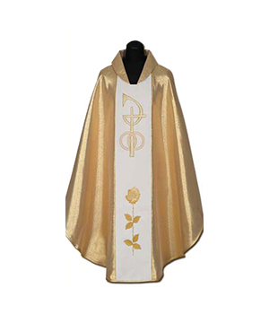 Casulla de sacerdote bordada