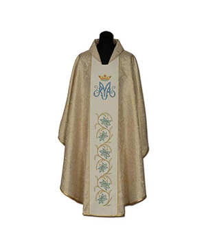 Casulla de sacerdote bordada
