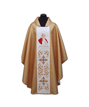 Casulla de sacerdote bordada