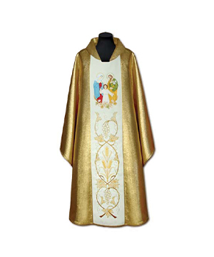 Casulla de sacerdote bordada