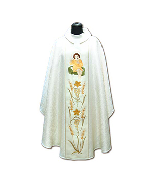 Casulla de sacerdote bordada