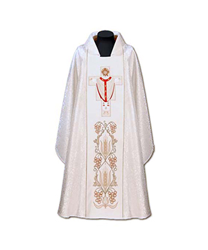 Casulla de sacerdote bordada