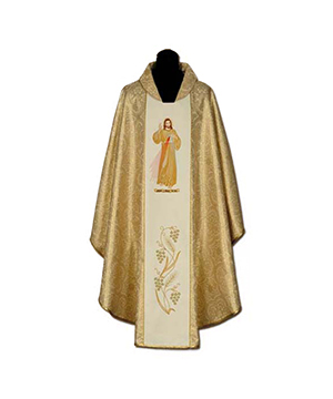 Casulla de sacerdote bordada