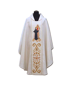 Casulla de sacerdote bordada