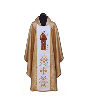 Casulla de sacerdote bordada