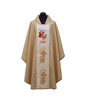 Casulla de sacerdote bordada