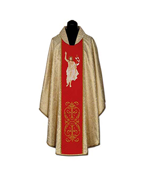 Casulla de sacerdote bordada