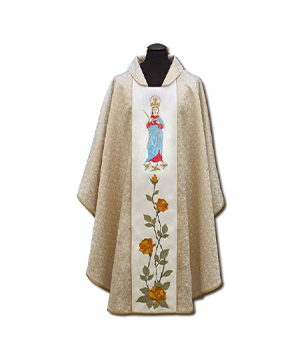 Casulla de sacerdote bordada