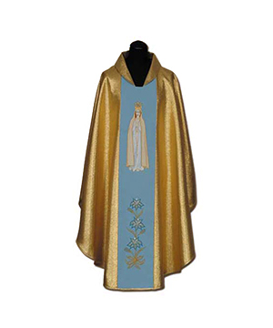 Casulla de sacerdote bordada