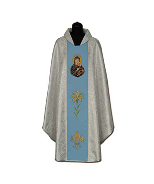 Casulla de sacerdote bordada