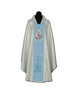 Casulla de sacerdote bordada