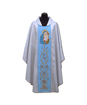 Casulla de sacerdote bordada
