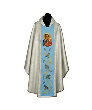 Casulla de sacerdote bordada