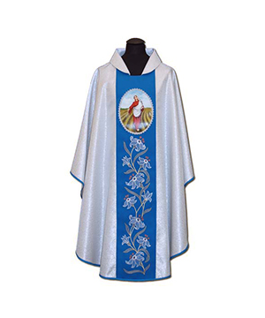 Casulla de sacerdote bordada