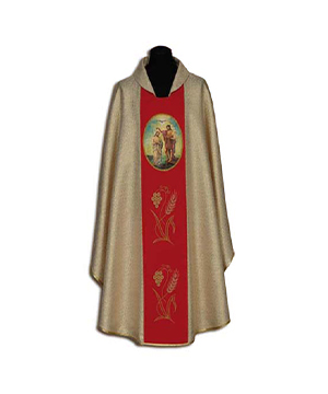 Casulla de sacerdote bordada