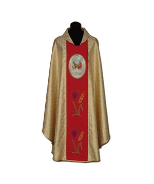 Casulla de sacerdote bordada