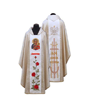 Casulla de sacerdote bordada