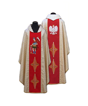 Casulla de sacerdote bordada