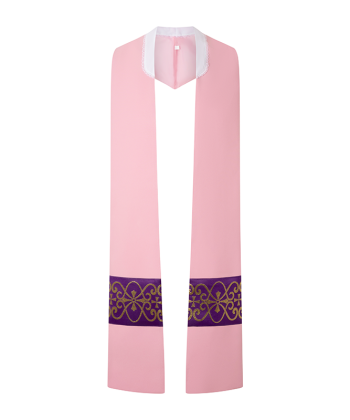 Estolón concelebración rosa cruces