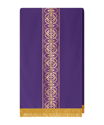 Cubre ambón morado de cruces