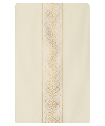 Cubre cáliz blanco cruces